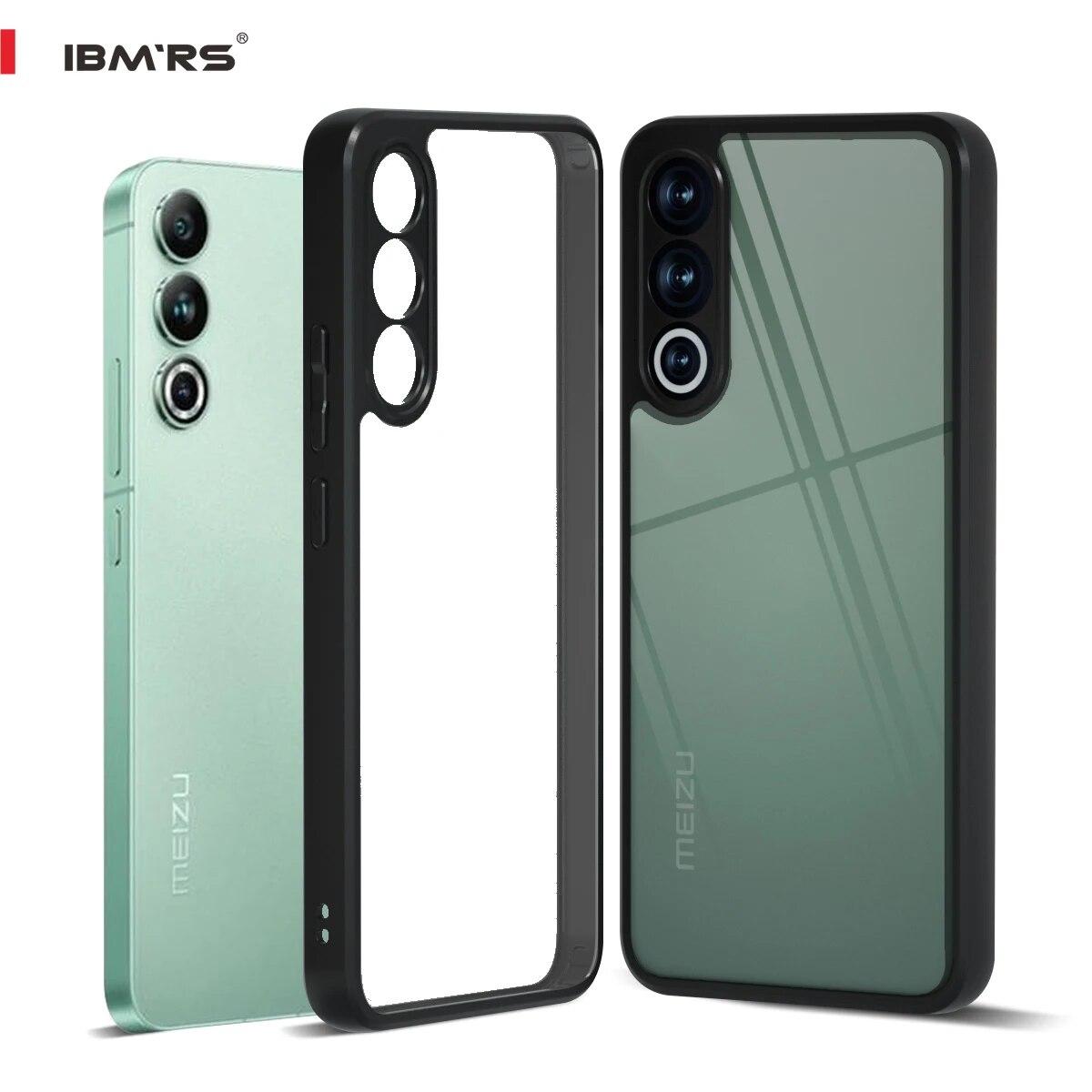 

(В комплекте ремешок на запястье)IBMRS [двойное покрытие против царапин] совместимо с чехлом Meizu 20, камуфляжный прозрачный жесткий задний противоударный улучшенный защитный чехол transparent прозрачный