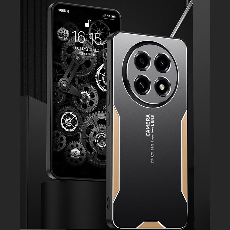 For Oppo A2 Pro 5G Shockproof Cover Aluminum Alloy Phone Protection Case