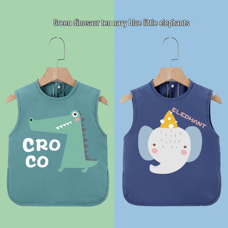 Infant Sleeveless Waterproof Coverall Bib - Lightweight & Breathable for Summer