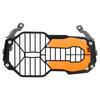 Headlight Guard Grille Cover Protection with Acrylic Lamp Patch Fit for R1200GS R125Orange