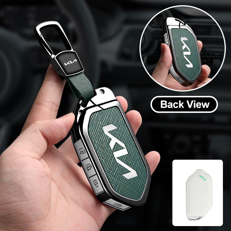 AAAFY1 4/5/6/7/8/9 Button Car Smart Remote Key Case Cover Shell Bag Holder For Kia Carnival EV9 Picanto GT Line 2024 Keychain Accessory