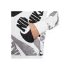 Nike Logo Printed Casual Hoodie Long Sleeve Sweatshirt Men Sweatshirt White CJ6312-010