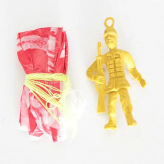 10 Stück Fallschirm Männer Armee Soldaten Mini Figuren Handwerfen Outdoor Kinderspielzeug