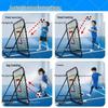 Portable Detachable Football Rebound Training Net with Goal Door