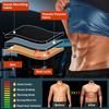 Sauna Shirt for Men Short Sleeve Sauna Suit Hot Polymer Sweat Body Shaper Waist Trainer Vest Gym Exercise Slimming T-Shirt Workout Top Shapewear