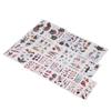 33pcs Fake Scars Tattoo Sticker Temporary Zombie Halloween Face Body Makeup Tattoos