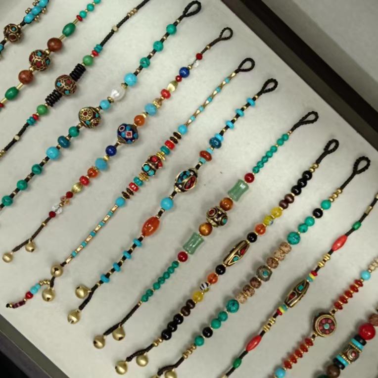 Top-Selling Tibetan Ethnic Multi-Treasure Bracelet: Trendy, Versatile, Retro Woven Style for Women
