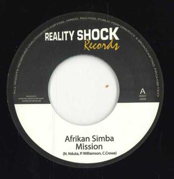 7inch Record AFRIKAN SIMBA / KRIS KEMIST - Mission / Mission Dub RSR027 Reality Shock U 2025 UK Reggae, Ska & Dub
