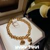 Blogger Mm Recommends Five Beauty Rad Tiger Eye Stone Bracelet, Life Four Beauty Gourd Bracelet Pixiu Diamond Pestle Necklace