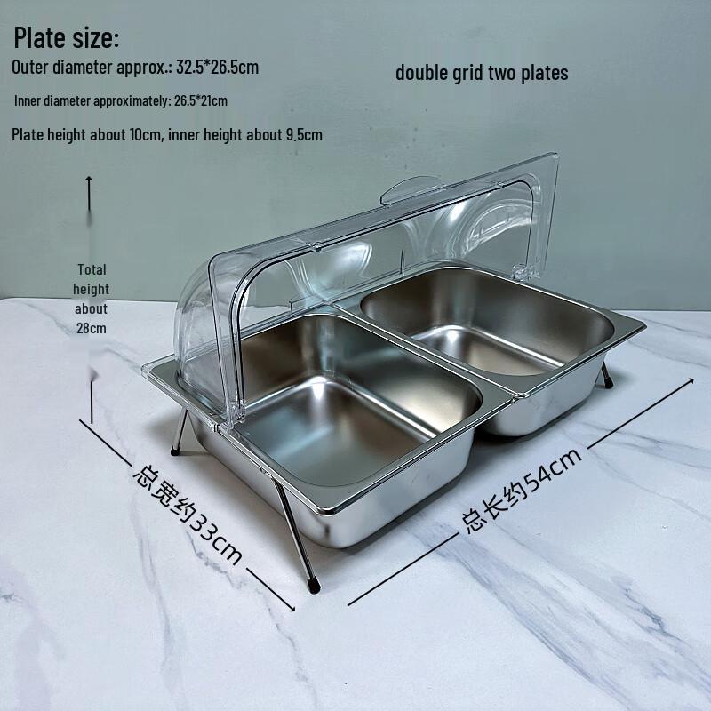 Commercial Stainless Steel Buffet Display Tray
