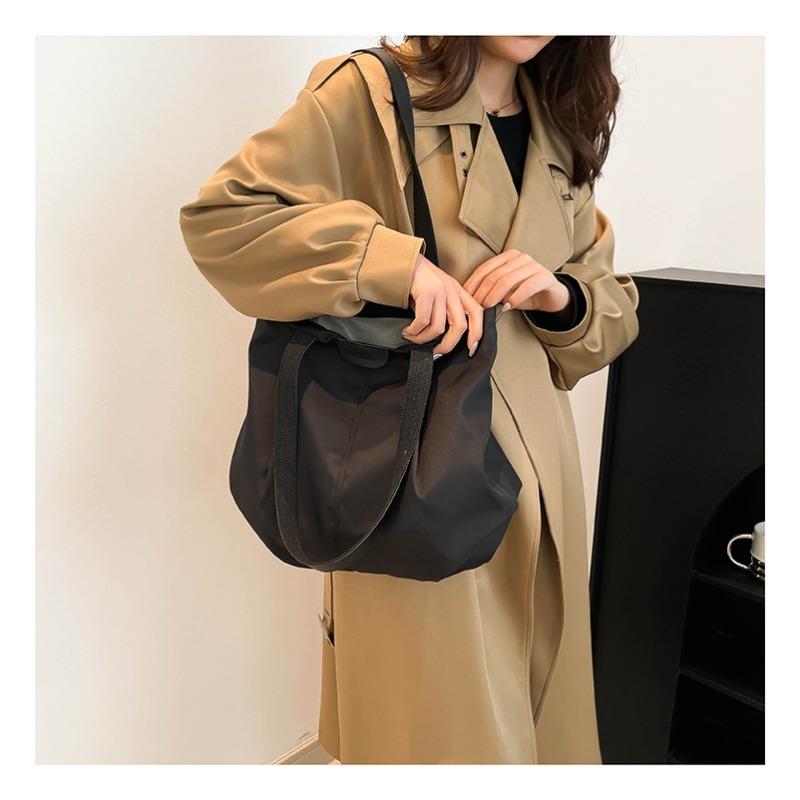 New Canvas Tote Bag Large Capacity Commuter Underarm Bag Women's Bag