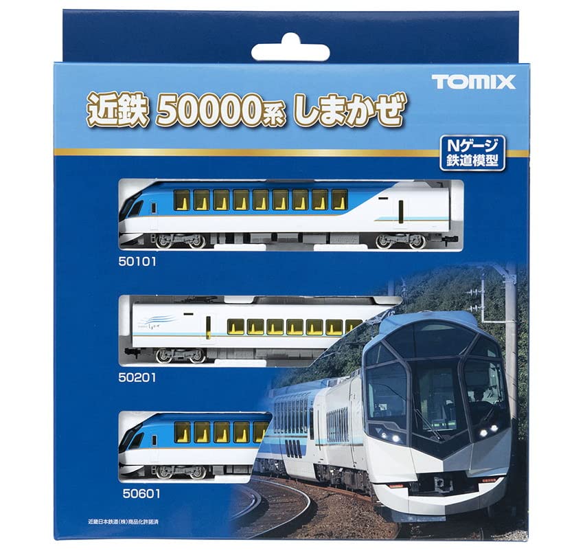 TOMYTEC TOMIX N Gauge Kintetsu Railway 50000 Series Shimakaze Basic Set 98461 Model Train