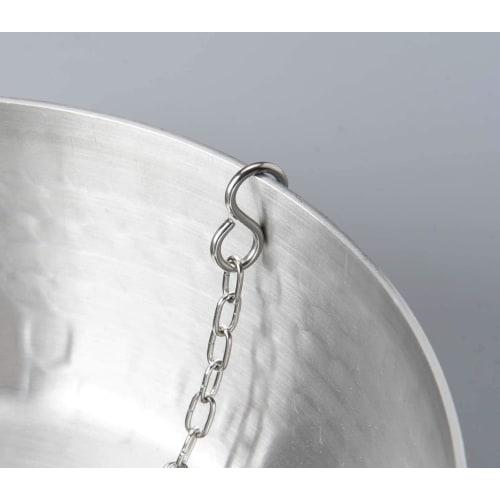 Ikenaga Iron Works Iron Ball, Iron Leaf, Nanbu Ironware, Iron Supplement, 2.7 x 19.8 x 0.8 cm (including chain), 11839