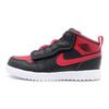 Jordan Air  1 Mid Alt "Bred Toe" Slip Resistant Durable Mid Top Baby Shoes Baby Shoes Black AR6352-060