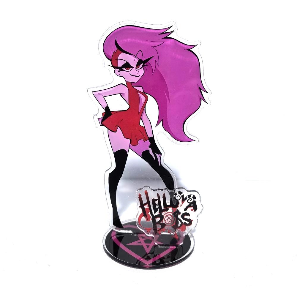 Anime Figure Acrylic Stand Model Plate Alastor Fizzarolli Angel Desk Decor Standing Sign Game Fans Gift Ornaments Stand Model