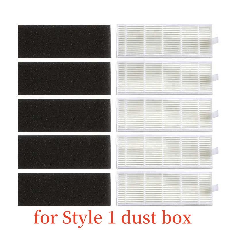 Vacuum Cleaner Dust Box or Hepa Filter for Ilife A80 Plus,A80 Pro,A80 Max,A8 Max A7 Robot Vacuum Cleaner Parts Dust Replacement
