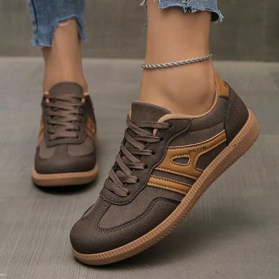 Plus Size 2025 New Hot Sale Women's Vulcanized Sneakers Mixed Colors Lace Up Outdoor Sports Comfortable & Versatile Casual Shoes