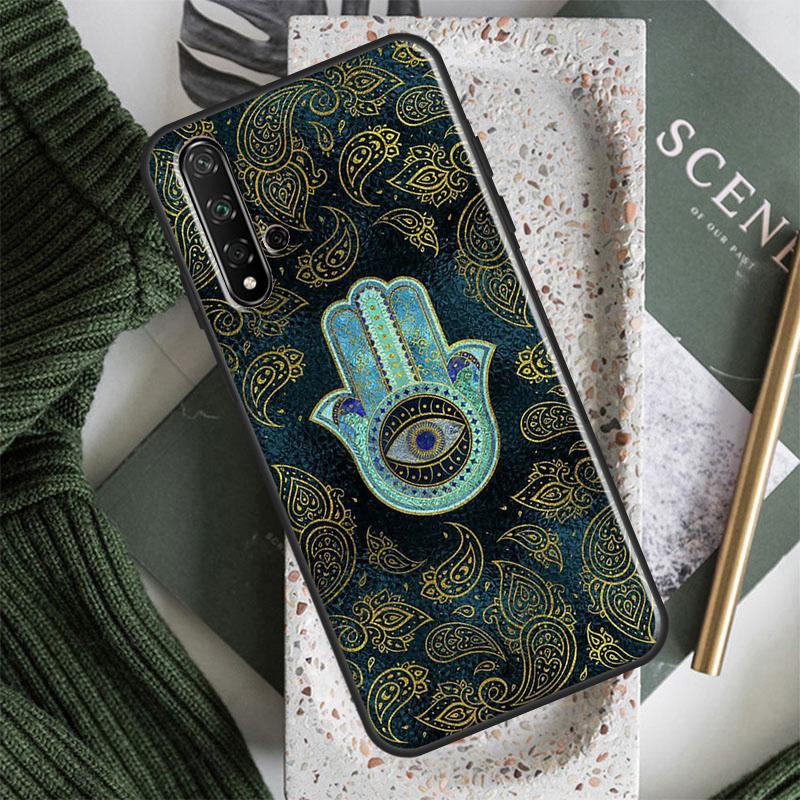 Hamsa Hand Of Fatima Art For Huawei Nova 10 9 SE 5T 12s 12i 11i Y91 Y90 Y60 Y70 Y72 Y61 P60 Pro P20 P40 P30 Lite Case