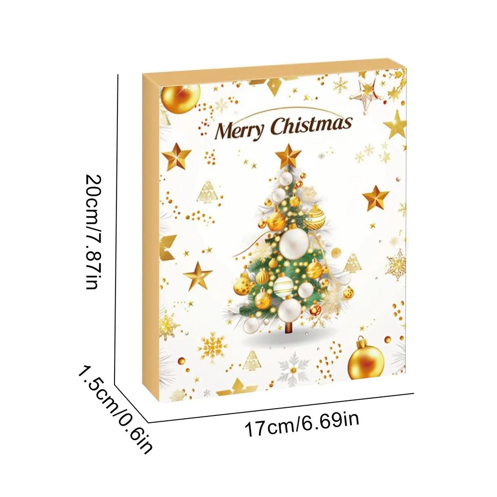 Jewelry Christmas Countdown Calendar Bracelet Necklace Ring Earrings Christmas Advent Calendar Xmas Countdown Calendar for Women