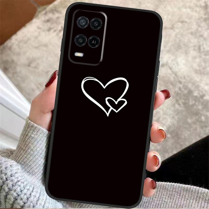 

Cute Heart Case For Oppo A40 A16 A76 A96 A60 A98 A58 A78 A18 A38 A80 A77 A57 A17 A74 A54 A94 A15 A5 Pro OPPO A78 4G