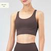 Particularly Fashionable Yoga Clothes Nude Feel Yoga Vest Women's Summer with Chest Pad Sports Intimates Cross Back Shaping Shockproof