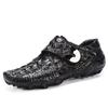 Mode Luxus Fahrschuhe Herrenschuhe Echtleder Schuhe Loafer Rindsleder Krokodilmuster Spange Freizeitschuhe Zapatos Hombre