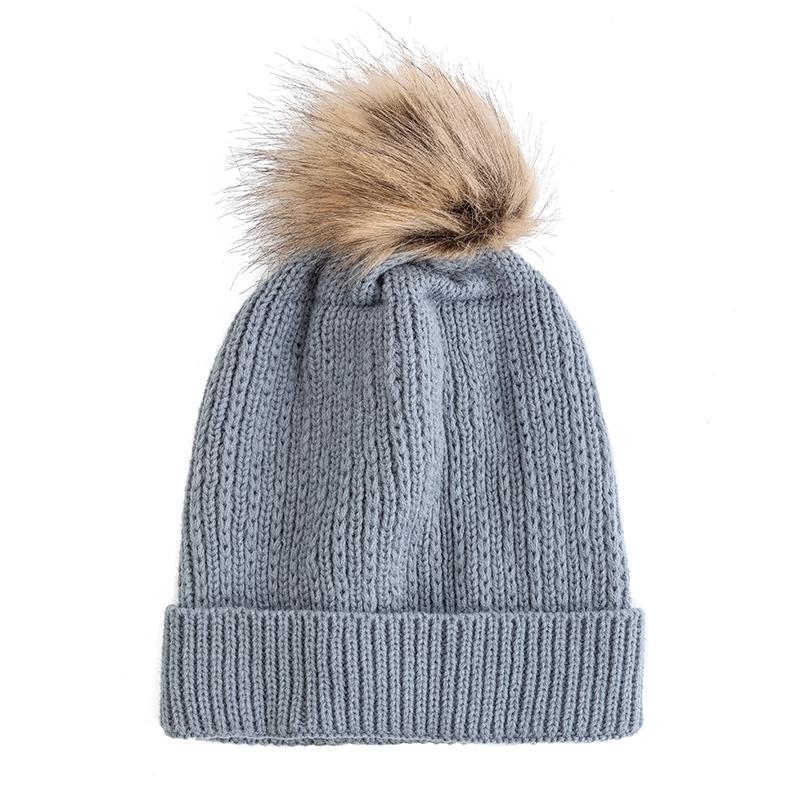 Nové Candy Colours Zimní čepice Dámské Bambulky Čepice Soft Trendy Čepice s čepicí Basic Daily Leisure Cap