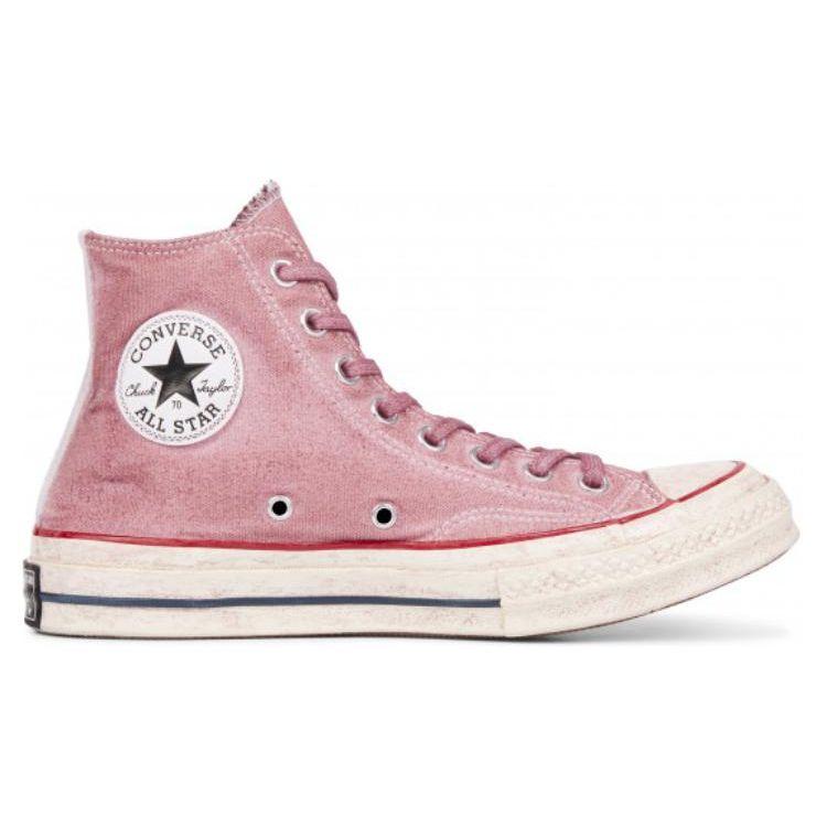 Converse 1970s Chuck Comfortable Versatile High-Top Canvas Shoes Unisex Sneakers Pink 164508C