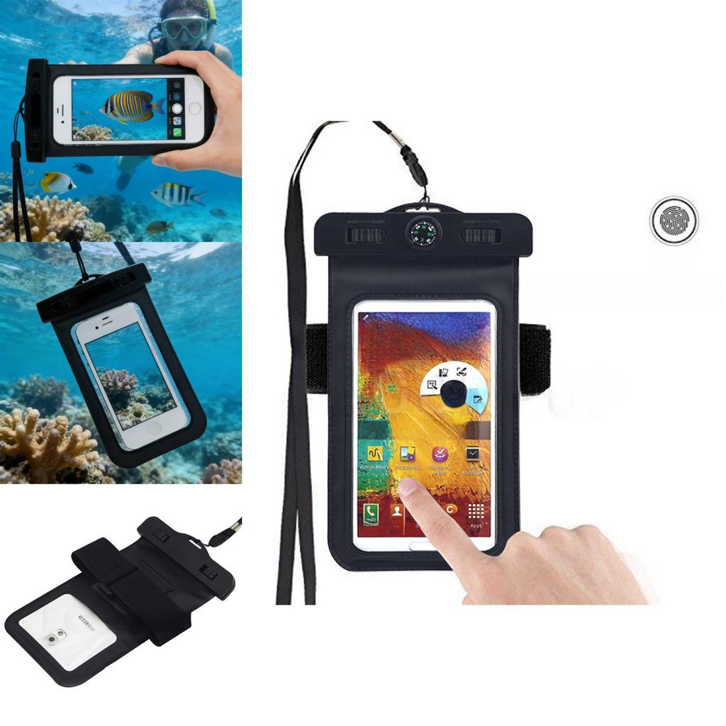 Borsa Impermeabile da Esterno con Cornice Trasparente in PVC per Appassionati di Nuoto e Arrampicata