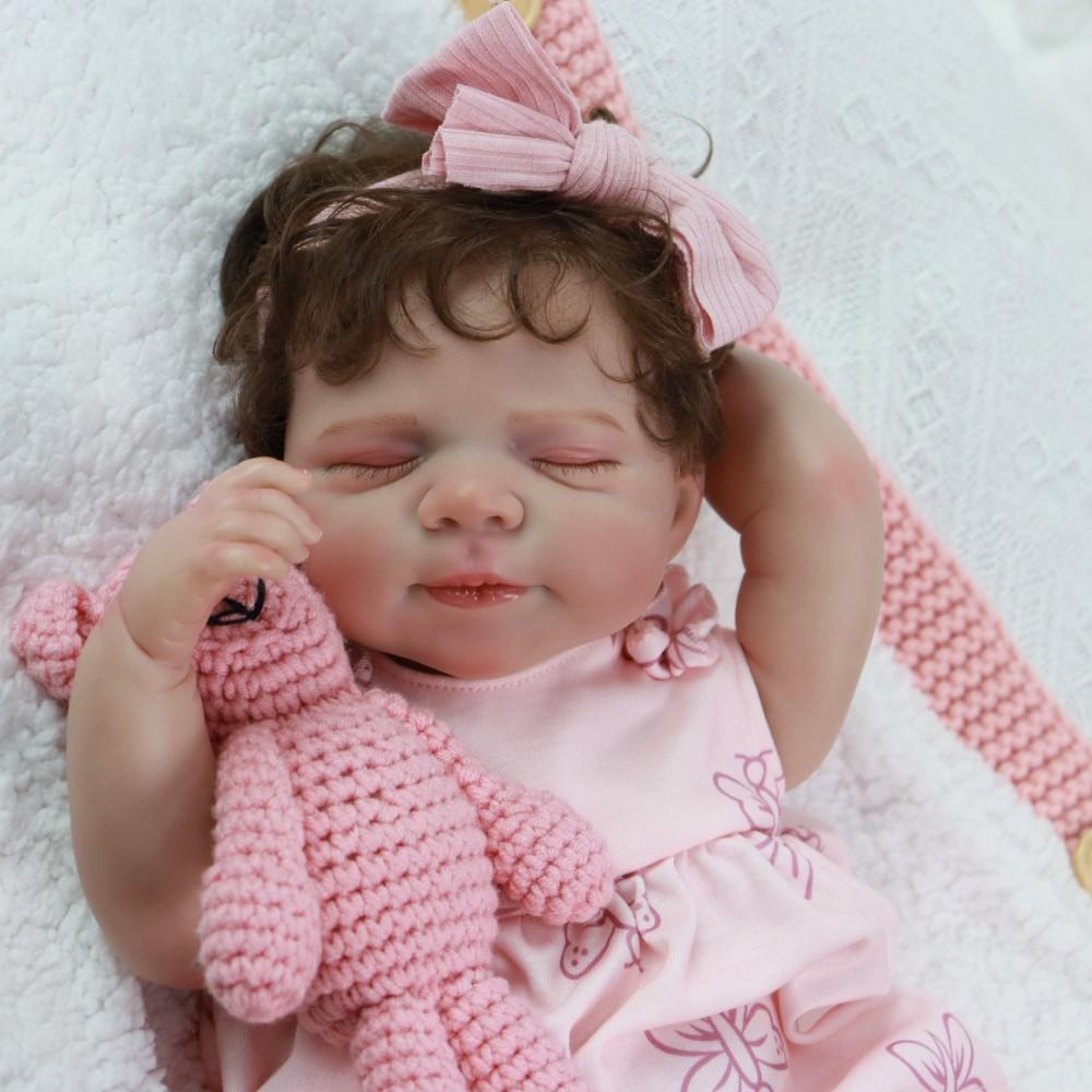 Neues Reborn-Baby aus Vollvinyl, Pascale, 50 cm, Reborn-Baby aus Vollvinyl