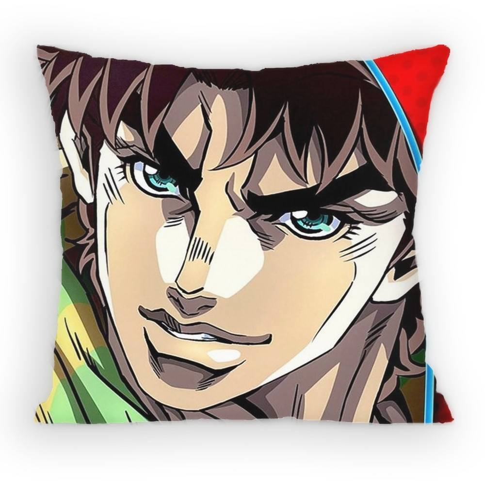 

Anime JoJo Joseph Joestar Pillow Case Sofa Living Room Bedroom Headboard Backrest Cushion Square Cushion Nap Time 30x30 cm