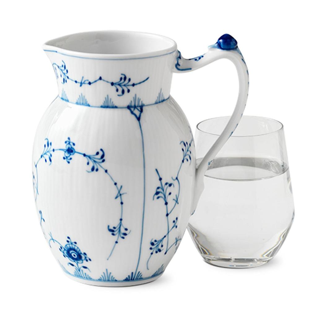 Imported Royal Copenhagen Blue Fluted Plain Jug 750ml 1017188 [Regular Product]
