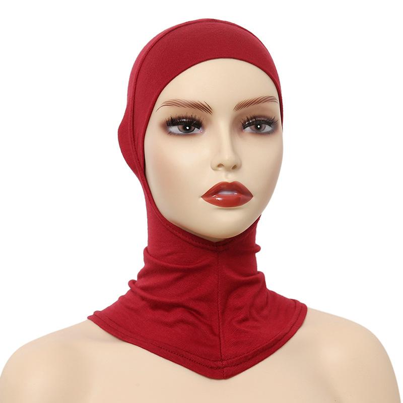 Muslim Women Inner Hijabs Caps Cotton Underscarf Head Cover Islamic Ninja Hijab Scarf Hat Turban Cap Bonnet Nightcaps
