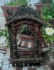 Vintage Painted Mango Wood Jharokha - Distressed Rustic Wall Frame