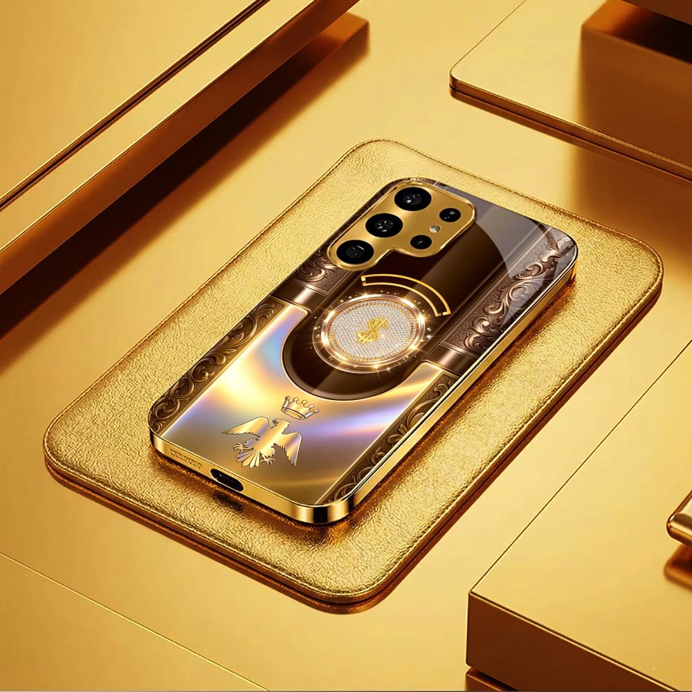 New Colorful American Eagle phone case glass s26 ultra case s25 ultra case for Samsung Galaxy S26 S25 S24 S23 S22 FE Ultra Plus