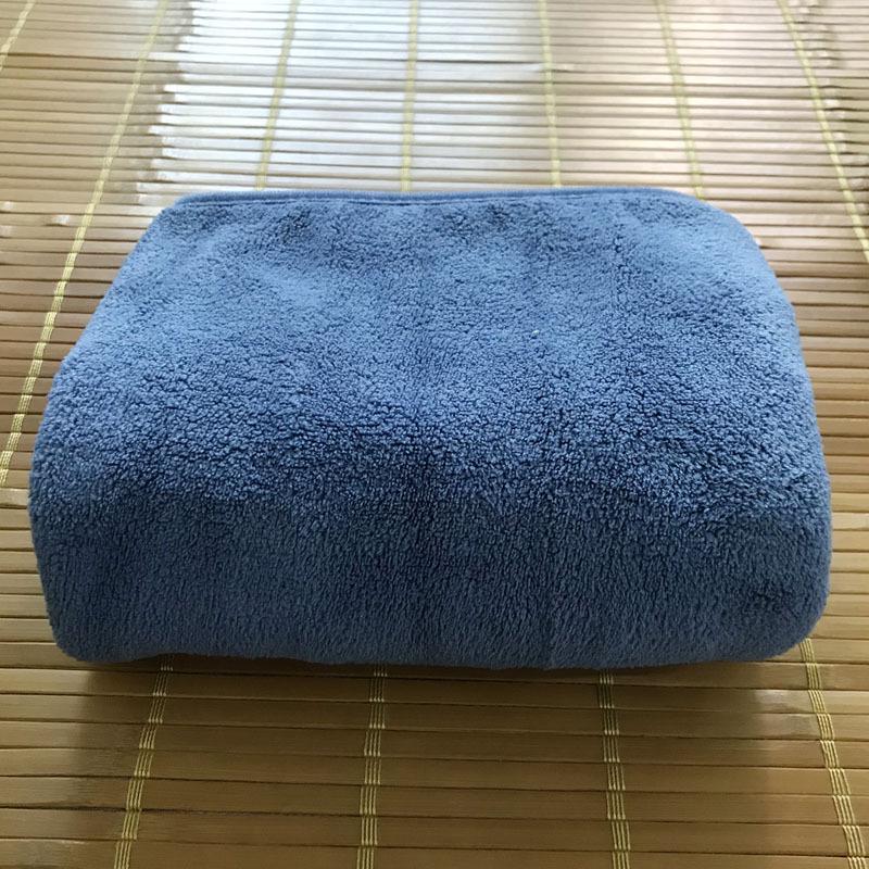 Coral Fleece Striped Bath Towel Set, Large & Thick, 70 x 140 cm, Absorbent Gift for Adults.