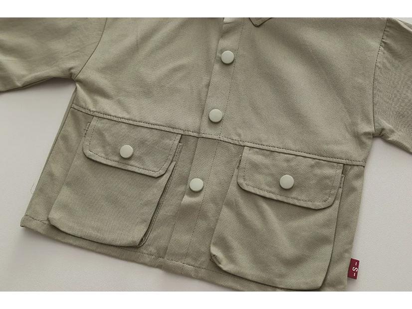 2023 Podzimní Chlapecký Kardigan s Dlouhým Rukávem a Ležérní Kalhoty Dvoudílný Set