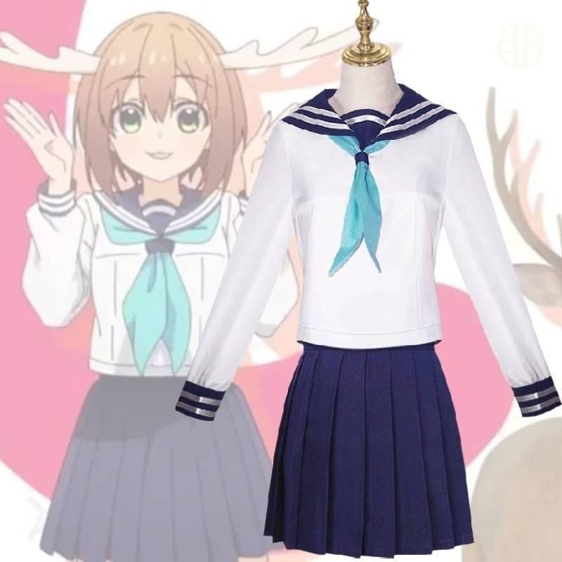 Friend Deer My Nokotan Cosplay Costume School Uniform Dress Role Play Gift Girl