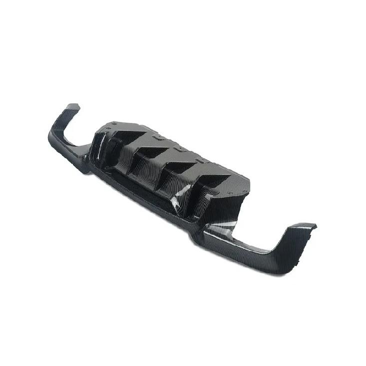 For Bmw F10 F11 CS Style Rear Diffuser Bumper Lip Carbon Fiber Look Auto Body Kit 2011 2012 2013 2014 2015 2016 Rear Bumper