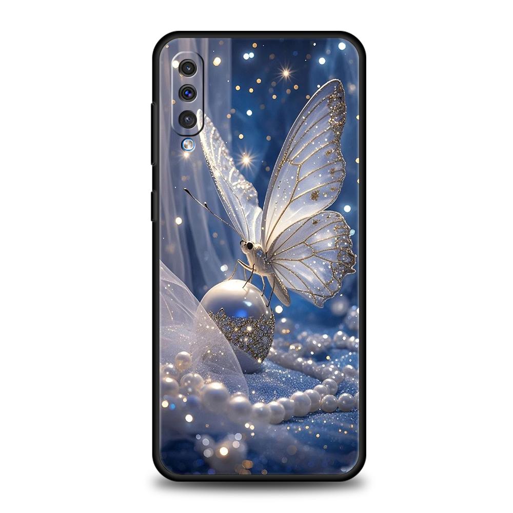 Phone Case for Samsung Galaxy A12/A14/A16/A24/A34/A54/A02/A03/A04/A06/A70/A50/A10/A20/5G Soft TPU Shell Beautiful Butterfly Art