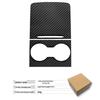 Tesla Model 3/Y Center Console Stainless Steel Protective Patch Set, 2-Piece Car Modification Accessory