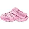 Track Mule Pink Faux Fur Women's 688676W3CQ85000