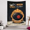 Retro American Style Poster Tapestry Nostalgic Wall Hanging Decor for Bedroom Dormitory Bar Living Room Bedside Backdrop