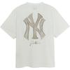 New MLB New York Yankees T Shirt Men's Ivory 3ATSM0754-50IVS