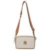 New MLB New York Yankees Polyester Shoulder Bag Crossbody Bag Unisex Dark Cream 3ACRS014N-50CRD