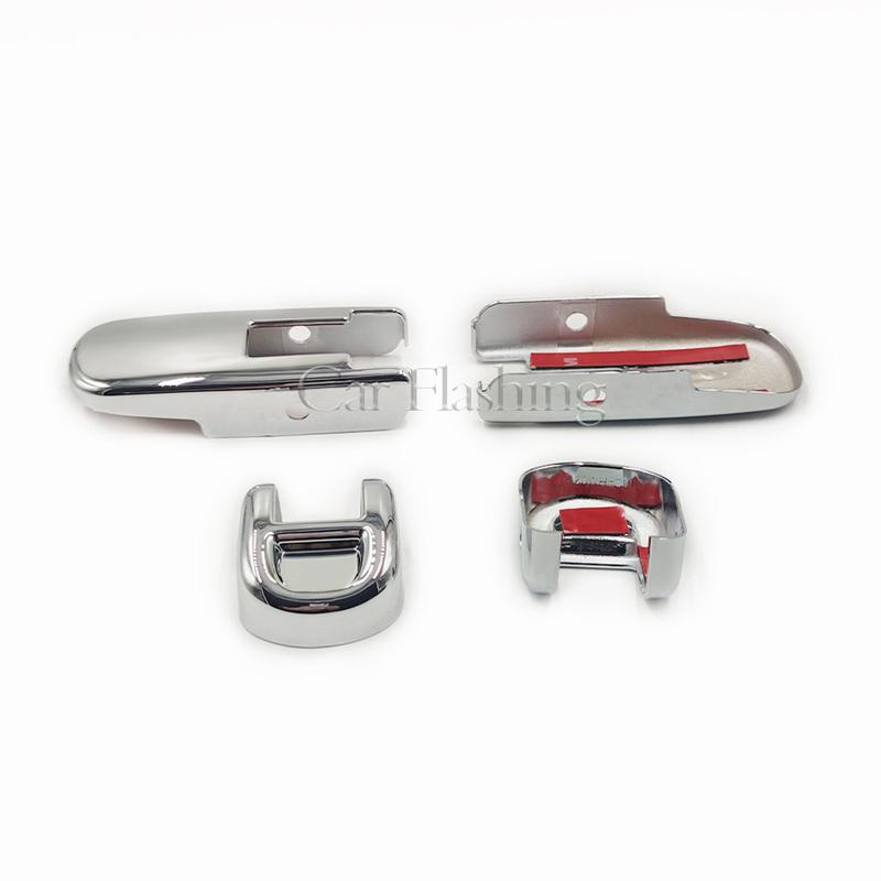 Hood Side Hinge Cover Trim Cap Guard For HUMMER H2 SUV SUT 2003-2009 Chrome 4PCS Car Accessories Side Marker Door Lights Trim