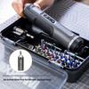 Multifunctional Electric Screwdriver Set 7 Speed Mode Portable Magnetic Charging Tool With Accessories For Various Tasks
