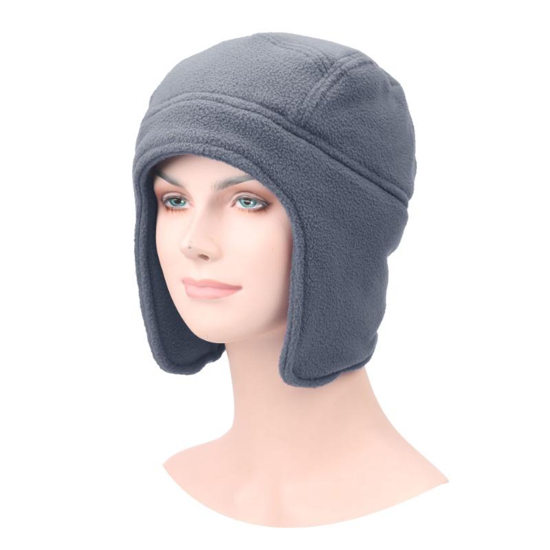 Wintermütze Outdoor Herren Fleece Mütze Radfahren Warm Verdickt Damen Ski Ohrenschutz Fleece Mütze