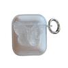 Airpods 1 /2 Generation Transparent Bluetooth Headset Case Protective Case Pro Butterfly 3Rd Generation Mountaineering Buckle Simple Women'S Buckle