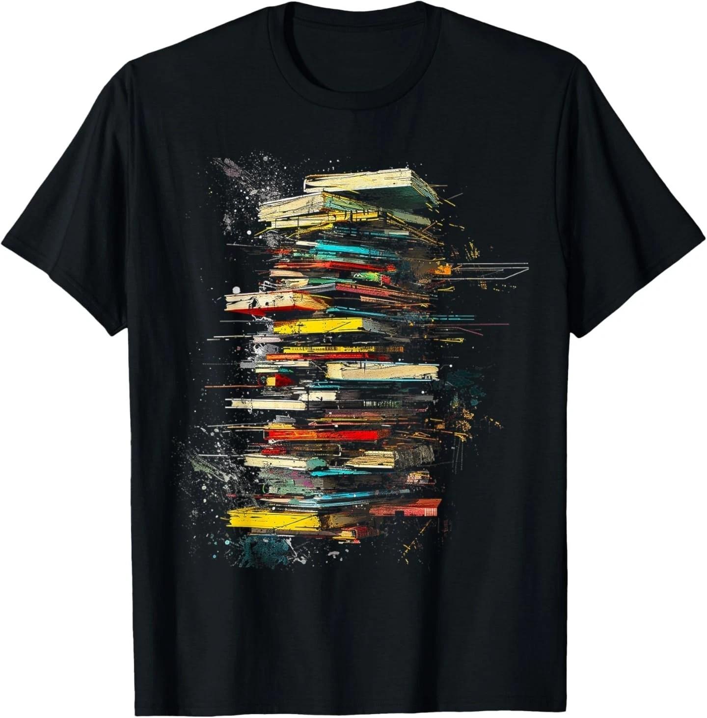 Book Abstract Art Drawing Painting Graphic Book BLACK T-Shirt Unisex T-Shirt XL